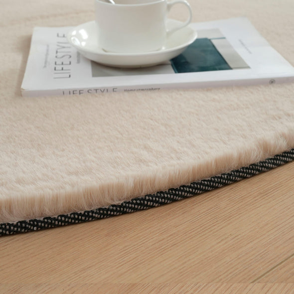 Covor de blana eco Rabbit 2 Bean bej foarte pufos 160x240 cm - LunaHome.ro