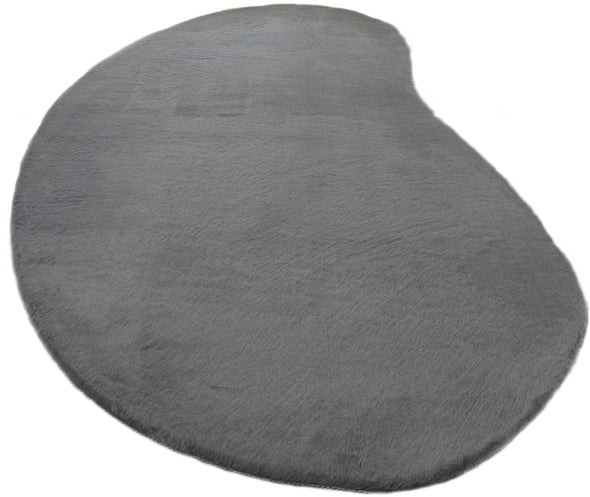 Covor de blana eco Rabbit 2 Bean gri foarte pufos 160x240 cm - LunaHome.ro