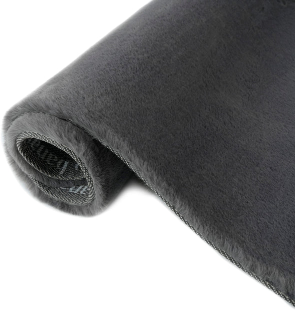 Covor de blana eco Rabbit 2 Bean gri foarte pufos 160x240 cm - LunaHome.ro