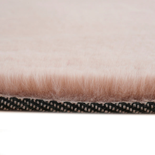 Covor de blana eco Rabbit 2 Bean roz foarte pufos 160x240 cm - LunaHome.ro