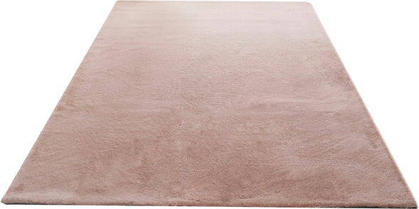 Covor de blana eco Rabbit 2 roz foarte pufos 120x170 cm - LunaHome.ro