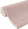 Covor de blana eco Rabbit 2 roz foarte pufos 120x170 cm - LunaHome.ro
