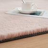 Covor de blana eco Rabbit 2 roz foarte pufos 120x170 cm - LunaHome.ro