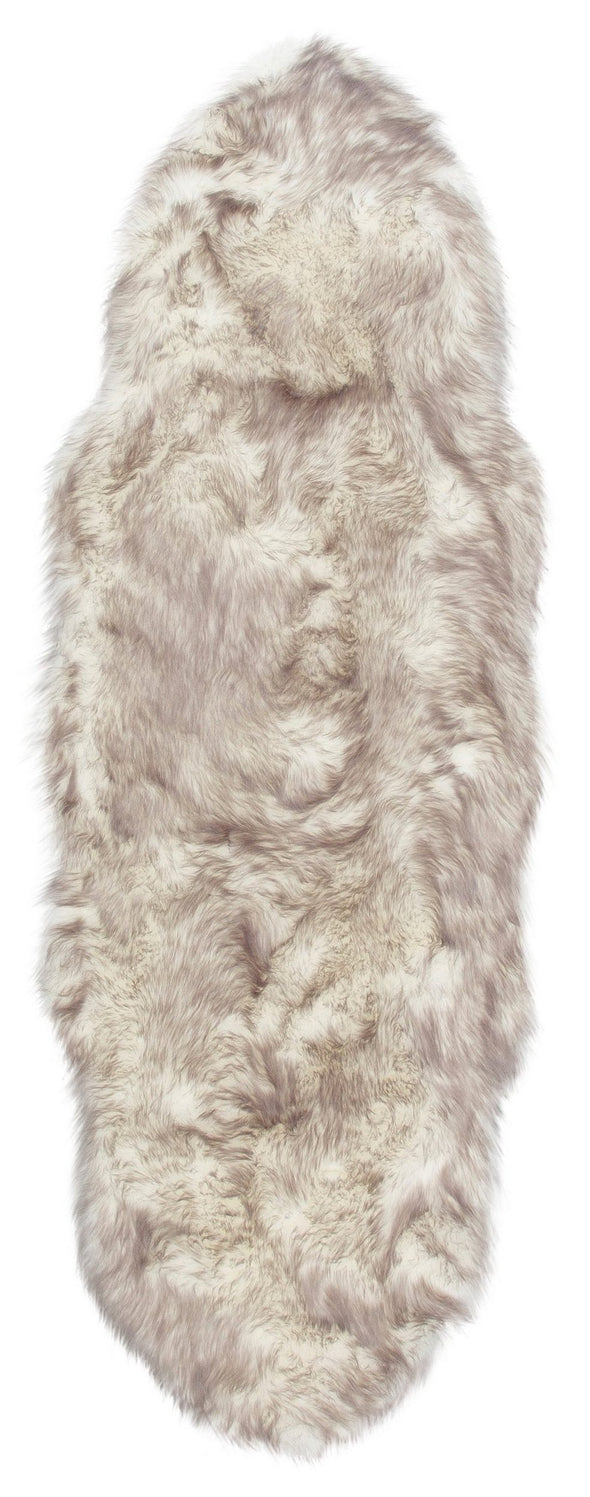 Covor de blana sintetica Sammo foarte moale si pufos 65x180 cm