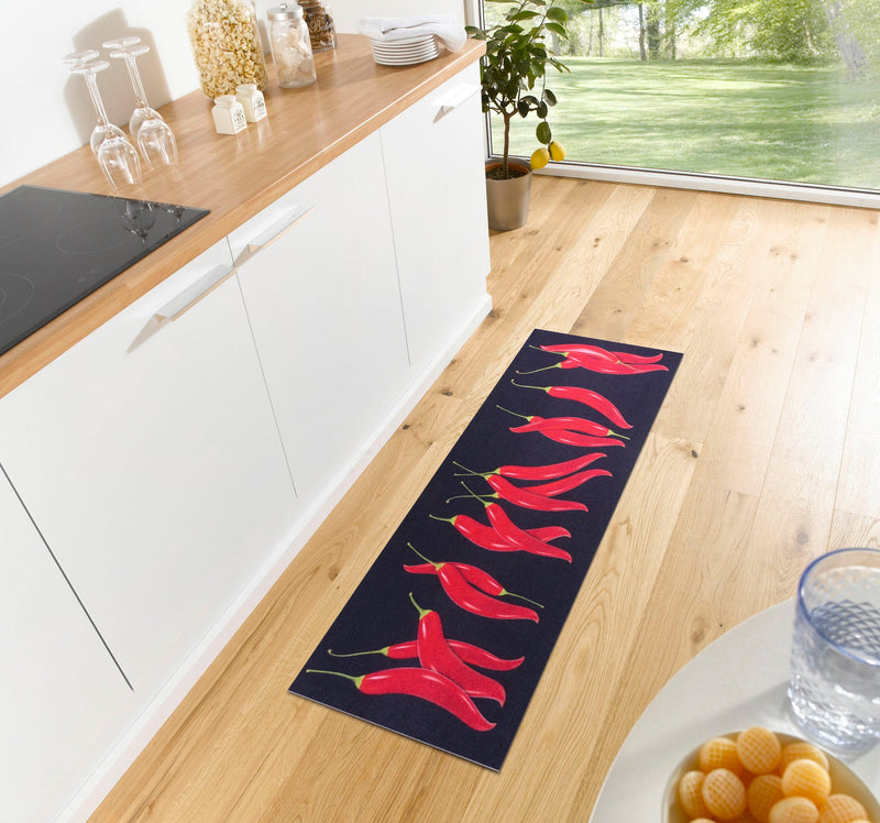 Covor de bucătărie ” Chili Dance” subtire antiderapant 50x150 cm - LunaHome.ro