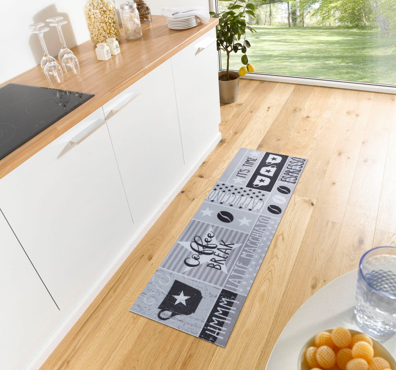Covor de bucătărie ”Espresso” subtire antiderapant, 50x150 cm - LunaHome.ro