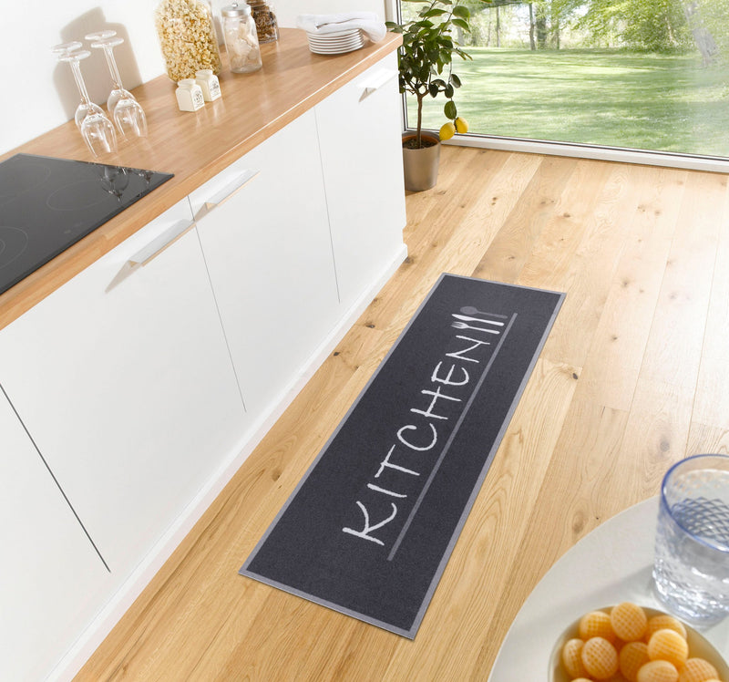 Covor de bucătărie ”Kitchen Cutlery” subtire antiderapant, 50x150 cm - LunaHome.ro