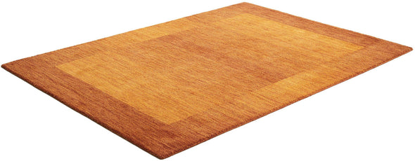Covor din lână Gabbeh Super ruginiu cu model degradee 200x200 cm - LunaHome.ro
