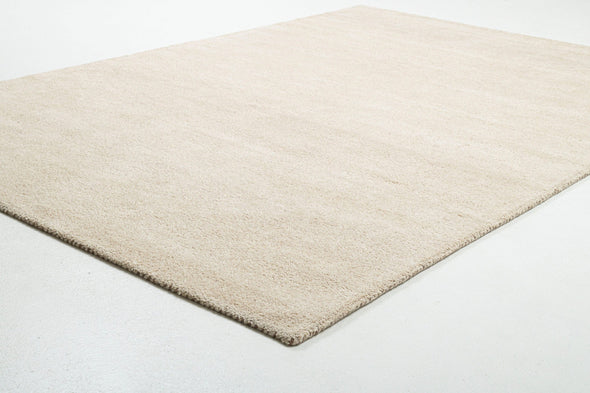 Covor din lână Gabbeh foarte gros crem natural, 200x300 cm - LunaHome.ro