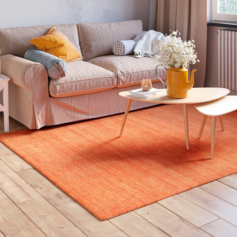 Covor din lână Isra țesut manual cărămiziu 140x200 cm - LunaHome.ro