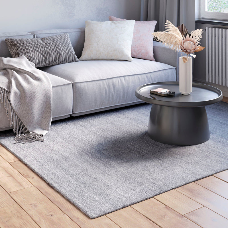 Covor din lână Isra țesut manual gri 160x230 cm - LunaHome.ro