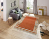 Covor din lână Nuno realizat manual culoare terra 240x320 cm - LunaHome.ro