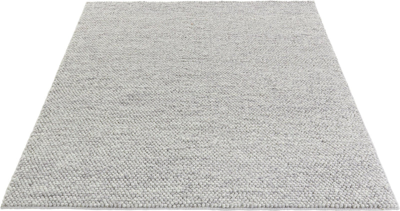 Covor din lână Wolly cu model cu noduri gri piatra 240x320 cm - LunaHome.ro