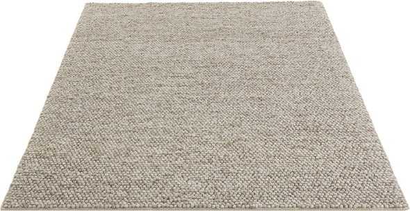 Covor din lână Wolly cu model cu noduri nisipiu, 80x150 cm - LunaHome.ro