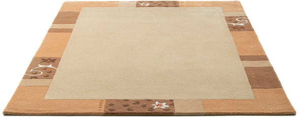 Covor din lână »Royal Ganges« cu design modern crem 60x90 cm - LunaHome.ro