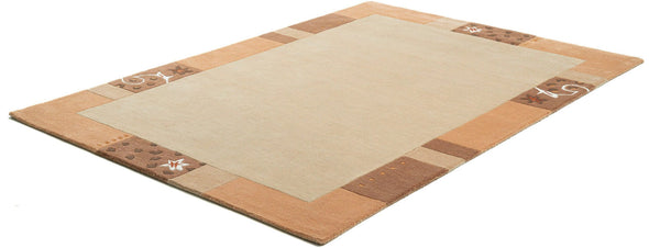 Covor din lână »Royal Ganges« cu design modern crem 60x90 cm - LunaHome.ro