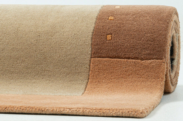 Covor din lână »Royal Ganges« cu design modern crem 60x90 cm - LunaHome.ro