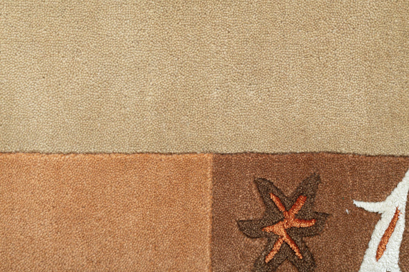 Covor din lână »Royal Ganges« cu design modern crem 60x90 cm - LunaHome.ro