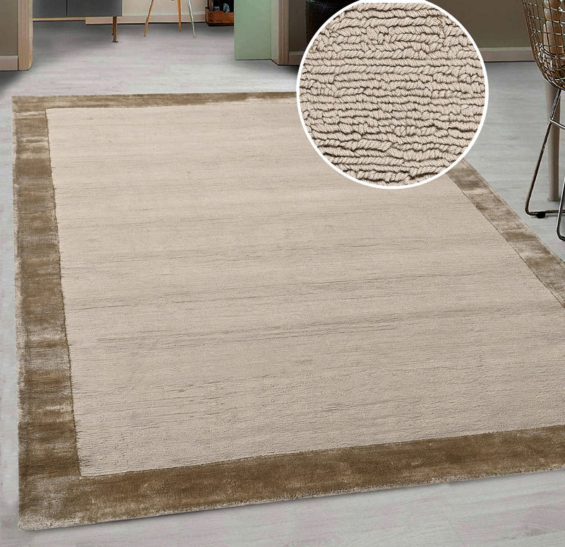 Covor din viscoza Shirley Light taupe 120x180 cm - LunaHome.ro