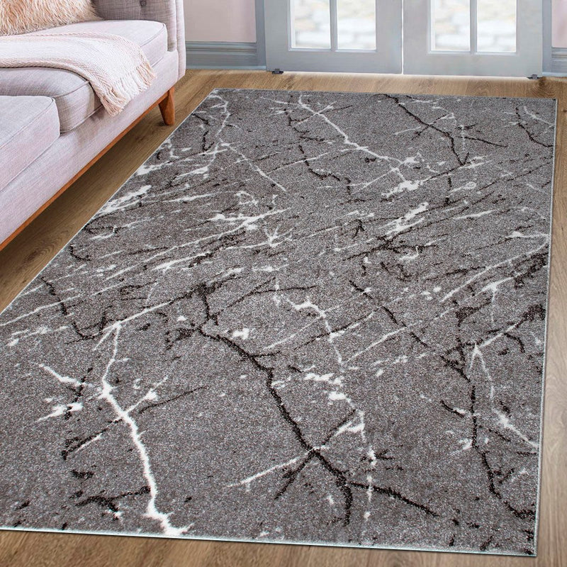 Covor elegant Tjara cu model de marmura gri 160x230 cm - LunaHome.ro