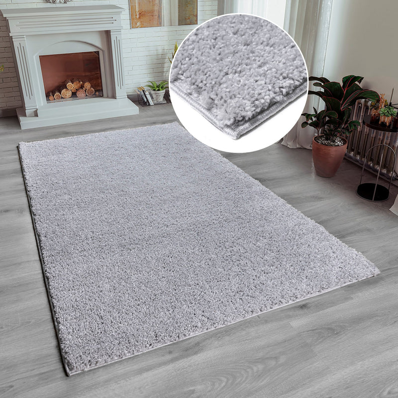 Covor foarte pufos »Shaggy 30« gri 200x200 cm - LunaHome.ro