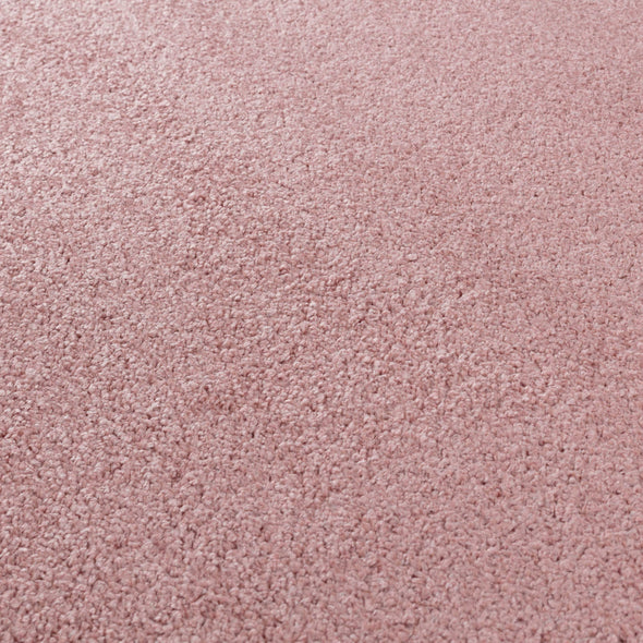 Covor frisee cu fir scurt MALAGA roz, 140x200 cm - LunaHome.ro