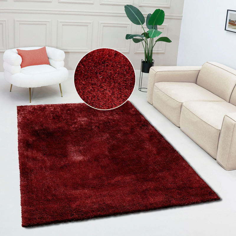 Covor gros si pufos Dana Bruno Banani roșu 240x320 cm - LunaHome.ro