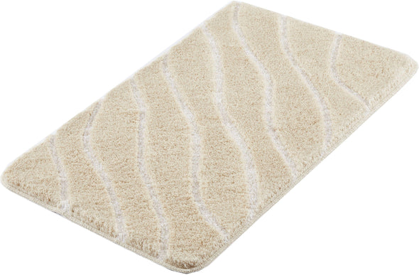 Covor lavabil de baie Tram caramel antiderapant 60x110 cm - LunaHome.ro