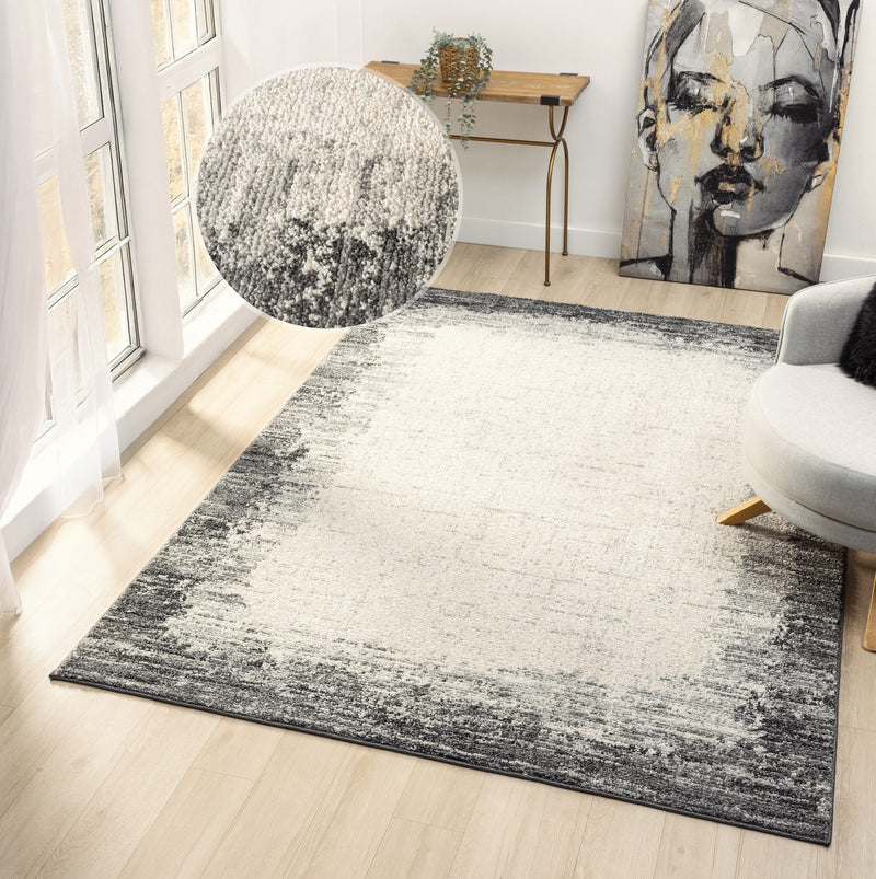 Covor modern Leksa gri cu aspect vintage 200x300 cm - LunaHome.ro