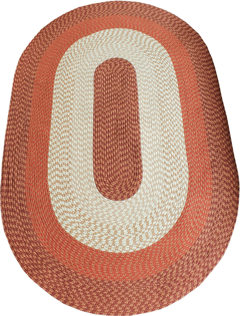 Covor oval Dreams tesut manual terra 115x175 cm - LunaHome.ro