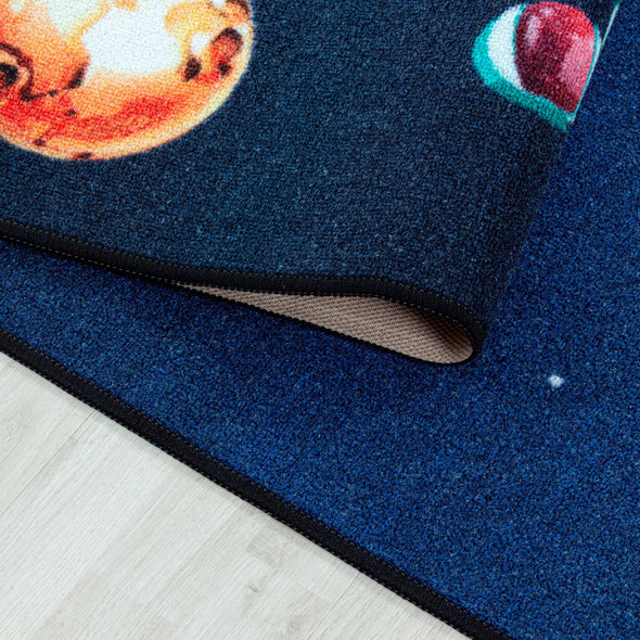 Covor pentru copii PLAY Univers albastru 100x150 cm - LunaHome.ro