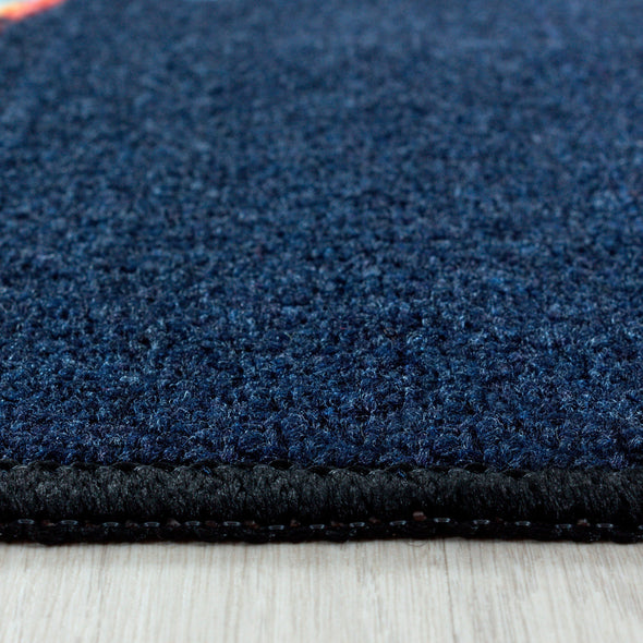 Covor pentru copii PLAY Univers albastru 100x150 cm - LunaHome.ro