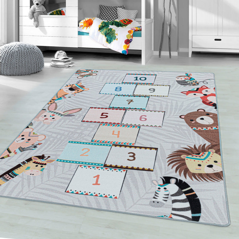 Covor pentru copii PLAY cu șotron, 160x230 cm - LunaHome.ro