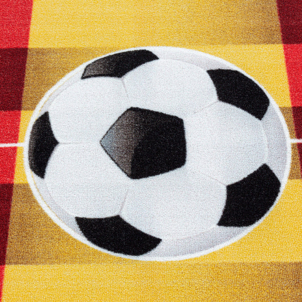 Covor pentru copii PLAY cu minge fotbal, 120x170 cm - LunaHome.ro