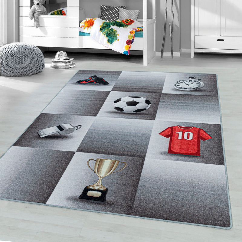 Covor pentru copii »PLAY 2906« model fotbal - LunaHome.ro