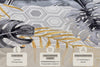 Covor pentru interior si exterior ”Golden Leaves” 80x165 cm - LunaHome.ro