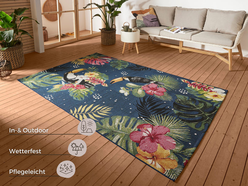 Covor pentru interior si exterior ”Tropical Dream” 80x165 cm - LunaHome.ro