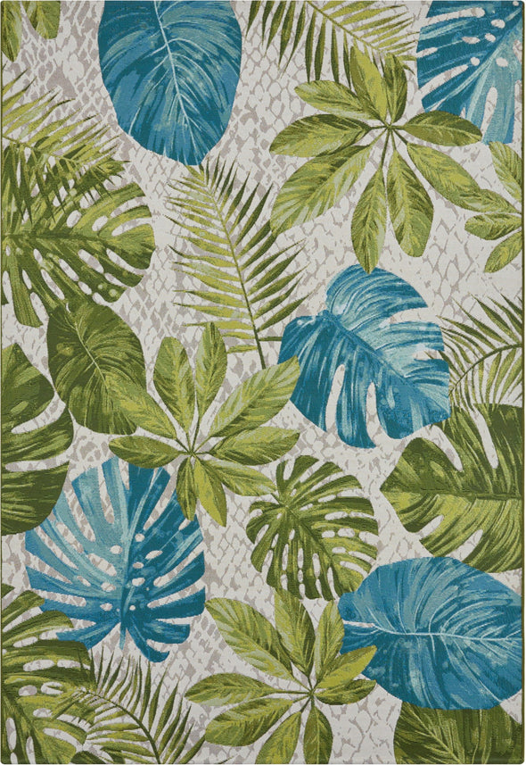Covor pentru interior si exterior ”Tropical Leaves” 120x180 cm - LunaHome.ro