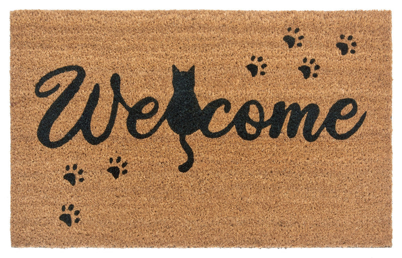 Covor preș de intrare din fibra de cocos Welcome 75x45 cm - LunaHome.ro