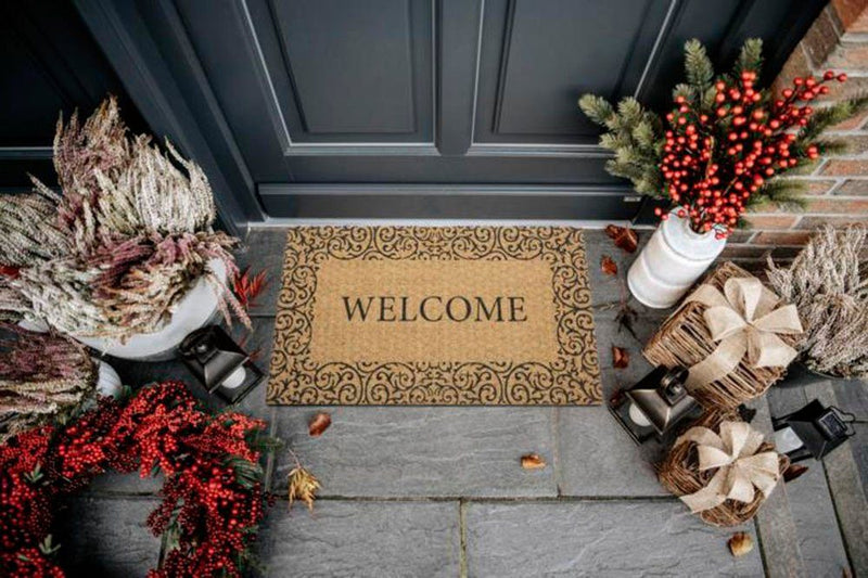 Covor preș de intrare din fibra de cocos Welcome 75x45 cm - LunaHome.ro