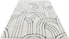 Covor pufos Cadie cu model boho crem-gri 60x90 cm - LunaHome.ro