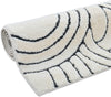 Covor pufos Cadie cu model boho crem-gri 60x90 cm - LunaHome.ro