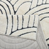 Covor pufos Cadie cu model boho crem-gri 60x90 cm - LunaHome.ro