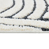 Covor pufos Cadie cu model boho crem-gri 60x90 cm - LunaHome.ro