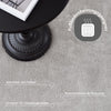Covor pufos Cali Bean gri din microfibra 110x170 cm - LunaHome.ro