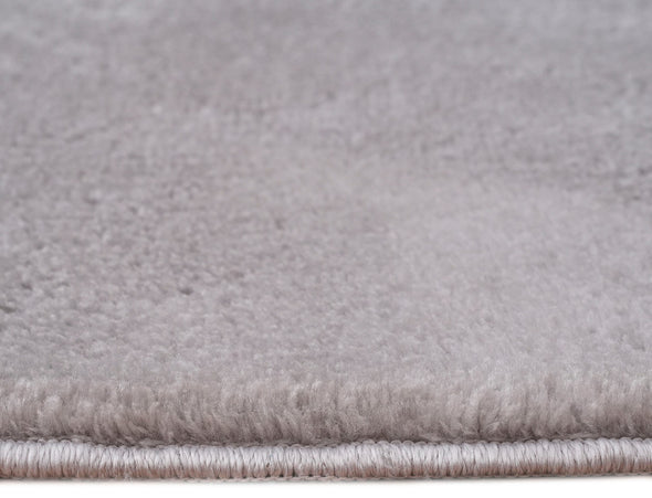 Covor pufos Cali Bean gri din microfibra 110x170 cm - LunaHome.ro
