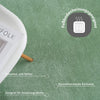 Covor pufos Cali Bean verde din microfibra 110x170 cm - LunaHome.ro