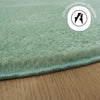 Covor pufos Cali Bean verde din microfibra 110x170 cm - LunaHome.ro