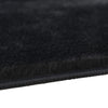 Covor traversa pufos Cali negru din microfibra 40x60 cm - LunaHome.ro