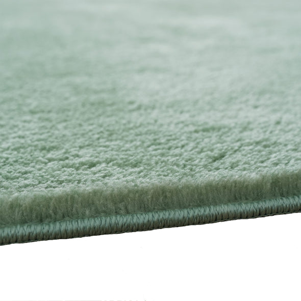 Covor pufos Cali verde din microfibra 180x230 cm - LunaHome.ro